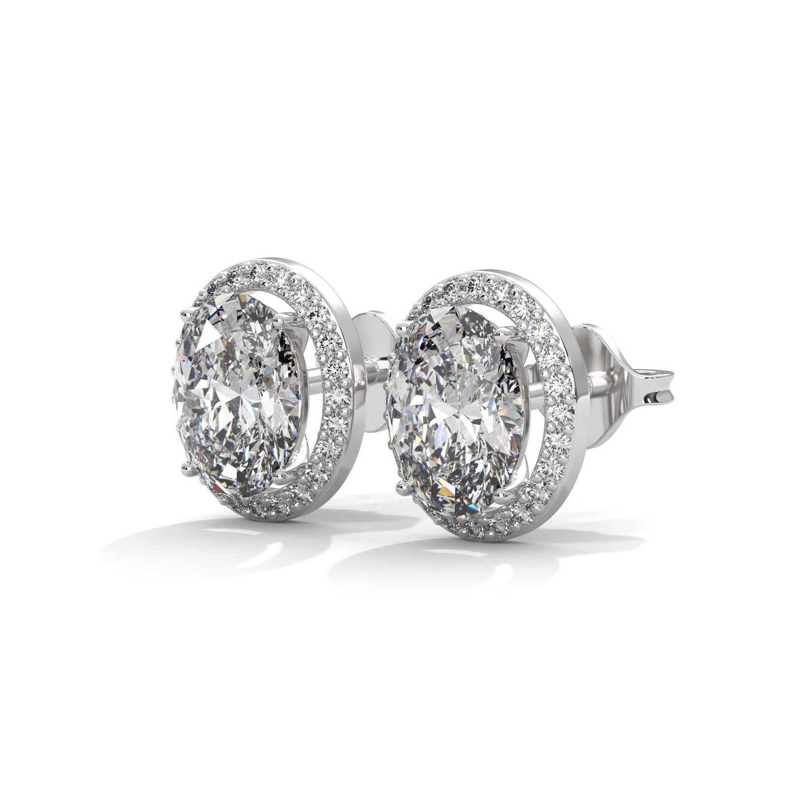 Lab Grown Diamond Gold Earring –