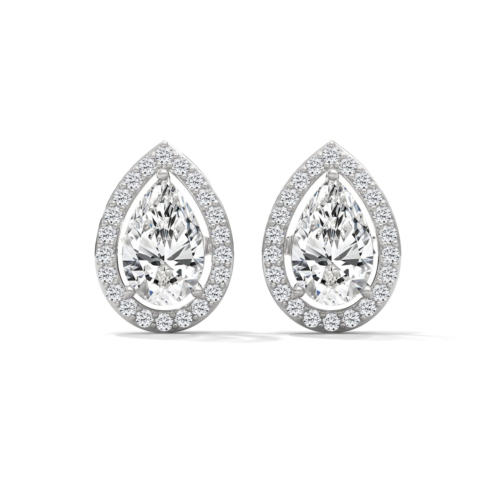 Reeva Rare lab grown diamond gold earring crown design royal luxury jewelry for her