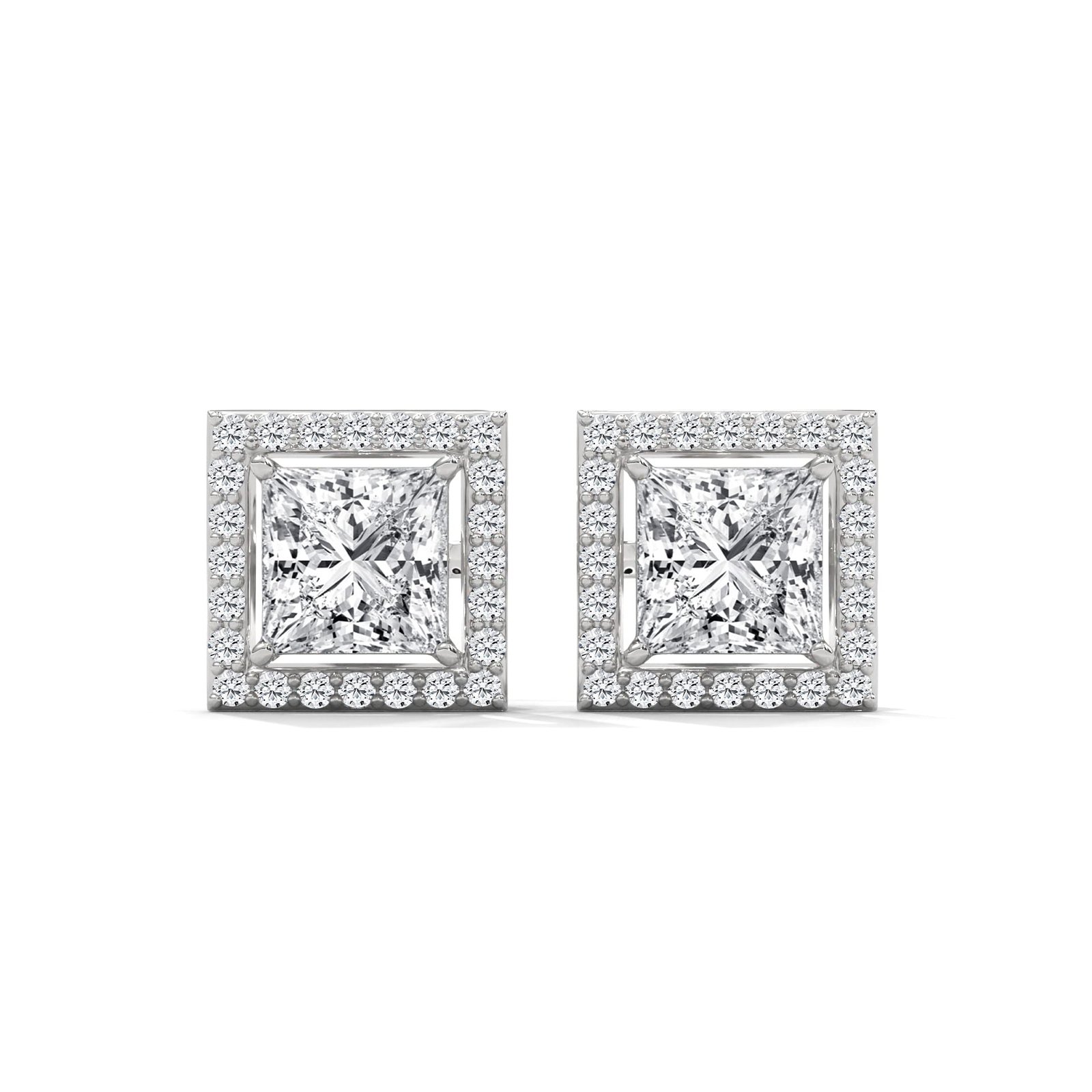 Reeva Rare lab grown diamond gold earring oval halo elegant modern luxury jewelry