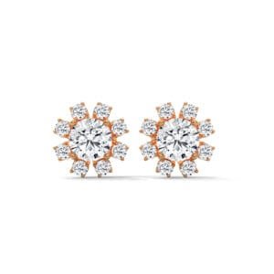 CVD diamond earrings gift in Rio in premium gold