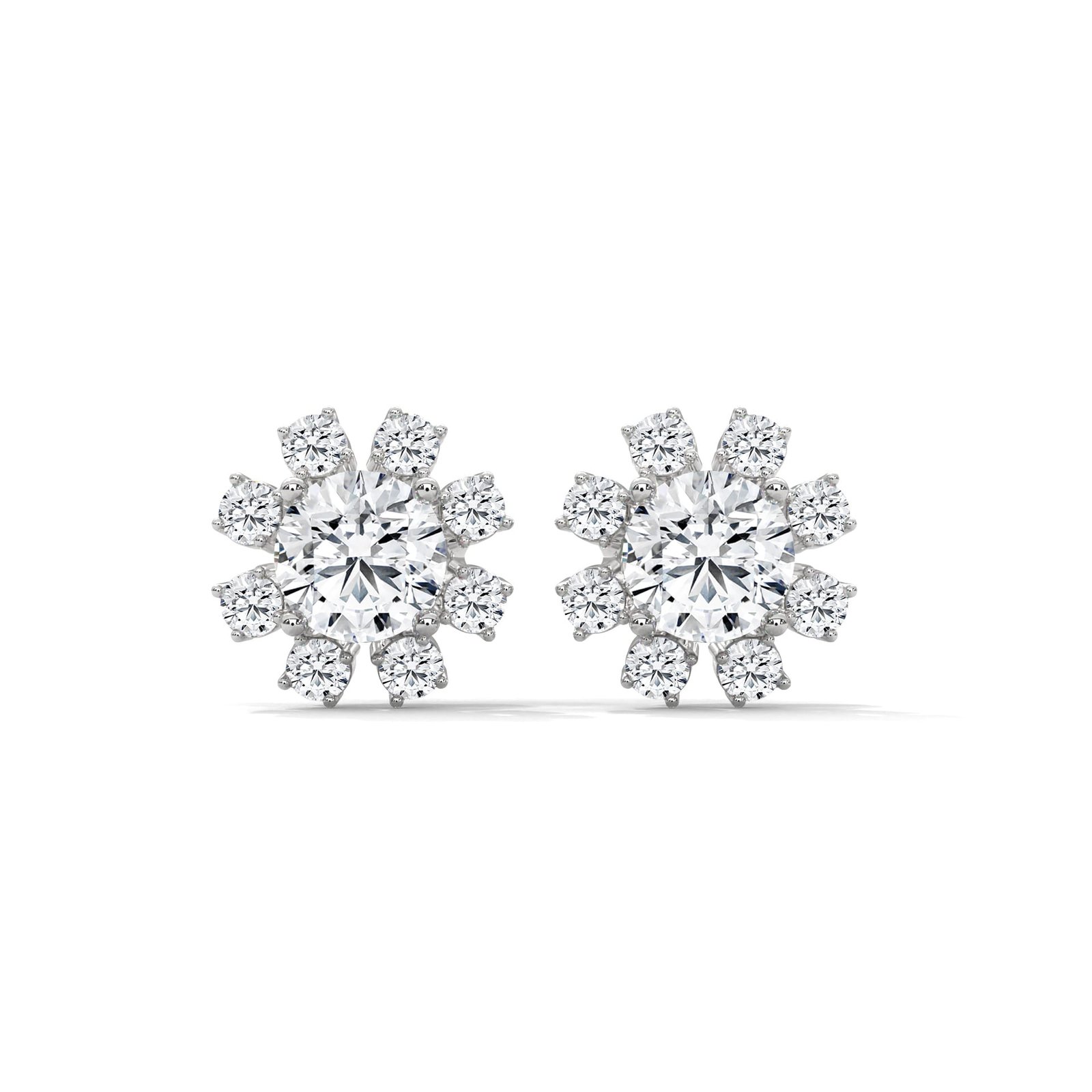 Buy elegant lab grown diamond earrings for office wear online