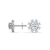 Vintage Heart Lab Grown Diamond Gold Earrings –