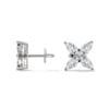 Elegant gold earrings crafted with lab grown diamonds, ideal for gifting the bride. Lab grown diamond earrings buy online perfect wedding gift