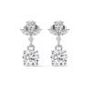 Lightweight gold earrings featuring brilliant lab grown diamonds for everyday elegance. Buy lab grown diamond earrings online for daily luxury wear