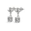 Sophisticated gold earrings with sparkling lab grown diamonds for evening elegance. Buy luxury lab grown diamond earrings for elegant evening wear