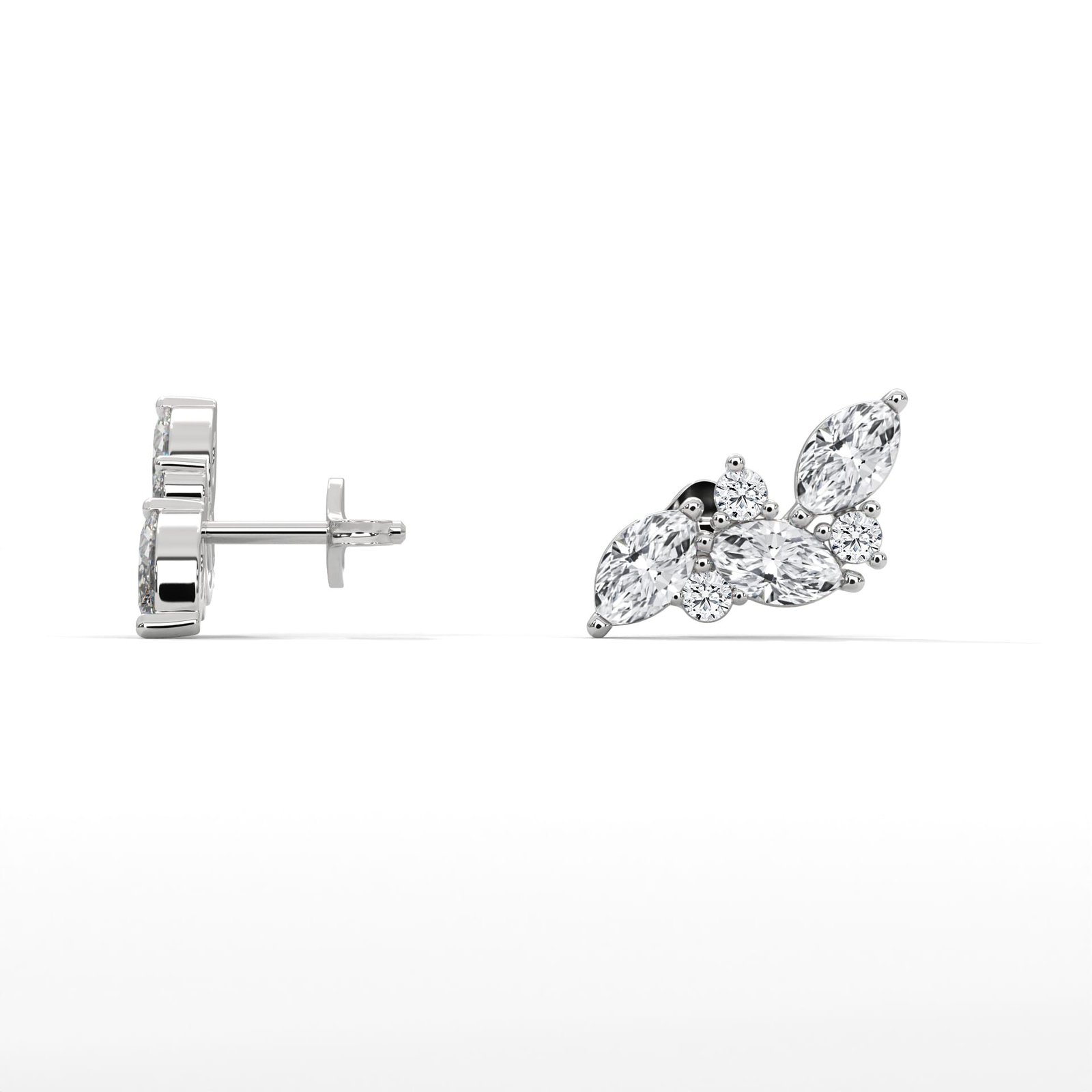Buy elegant lab grown diamond earrings for gifting