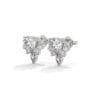 Modern Gold Diamond Earrings | Reeva Rare Jewelry Collection Modern lab grown diamond earrings with gold polish
