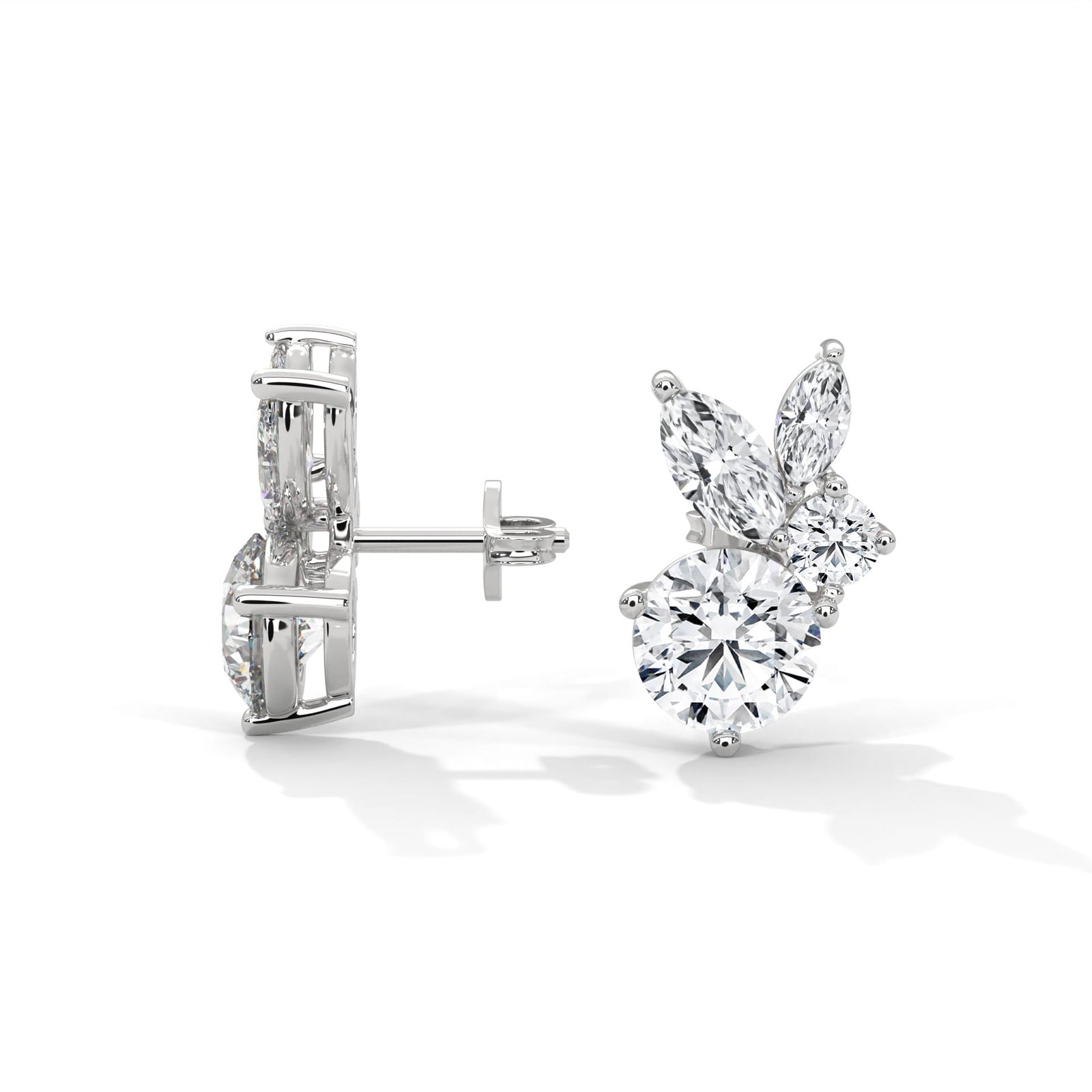 Buy lab grown diamond earrings online with free shipping