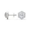 Minimal Gold Diamond Earrings for Work | Reeva Rare Office Collection Minimal gold lab grown diamond earrings for work