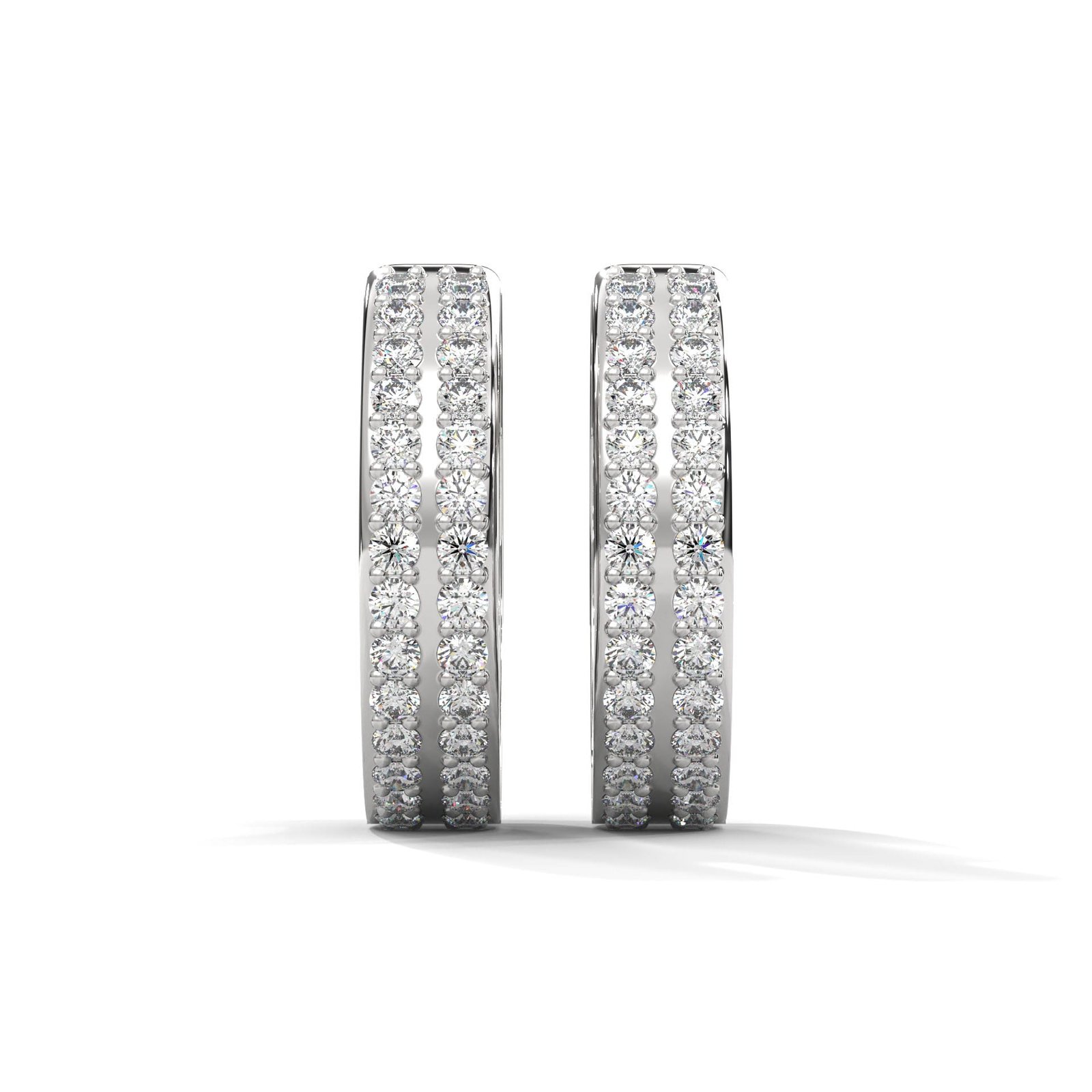 Lab grown diamond drop earrings in gold