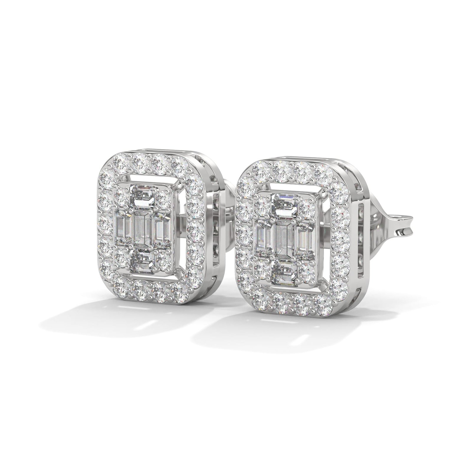 Diamond gold jhumka earrings — Reeva Rare Indian luxury jewelry