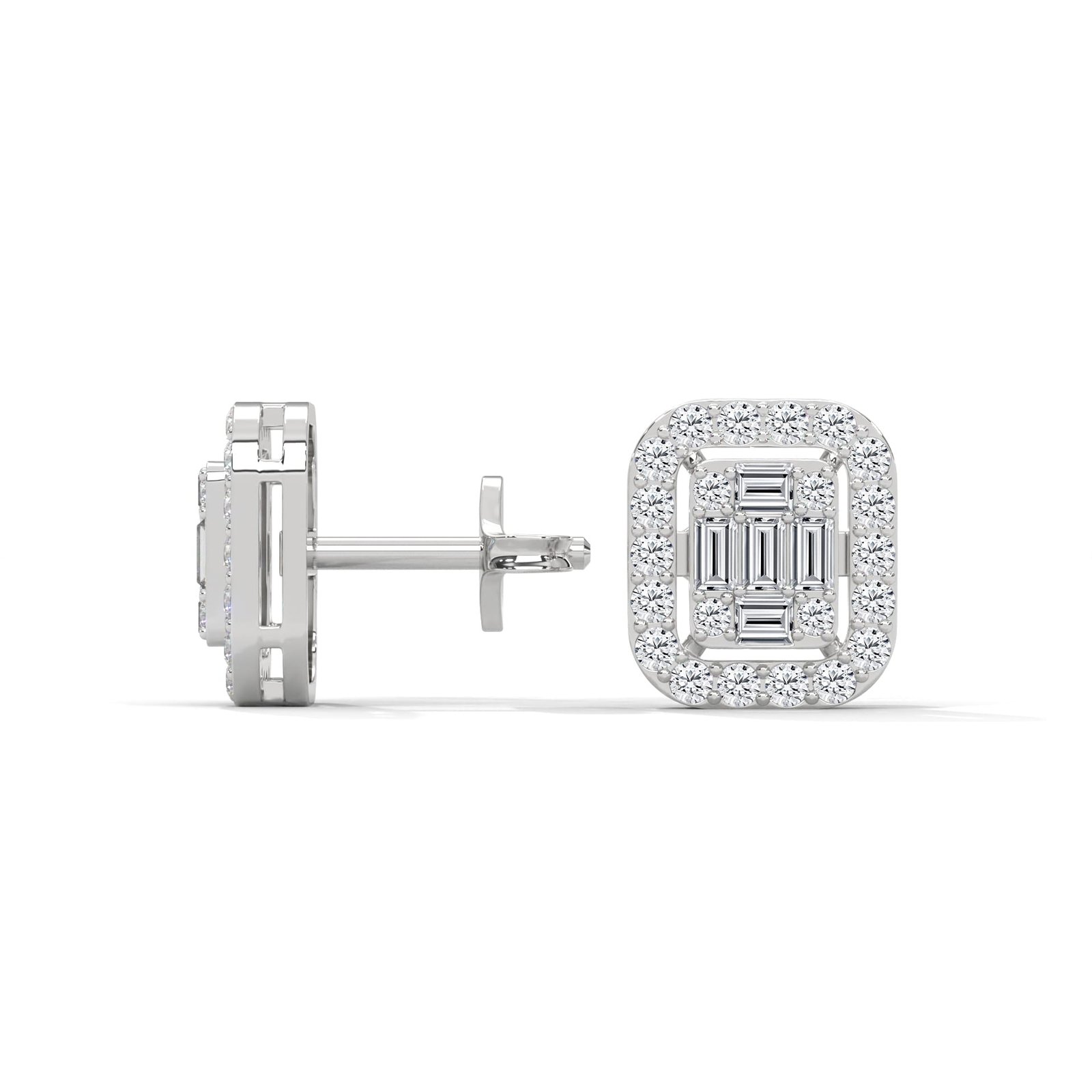 Diamond gold hoop earrings for women — stylish and versatile