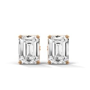 CVD diamond earrings in Paris elegant gold design