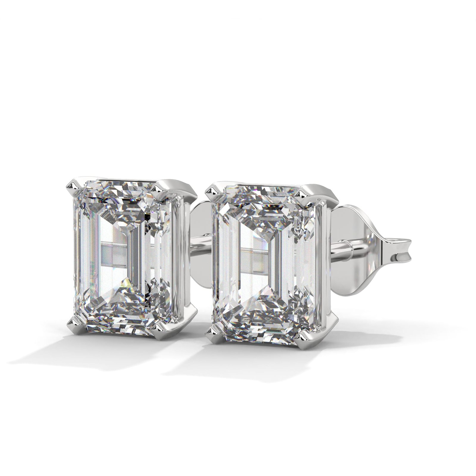 Graceful Diamond Gold Earrings – Jewelry
