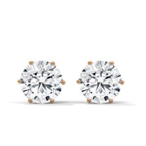 CVD diamond earrings in Tokyo minimalist gold design