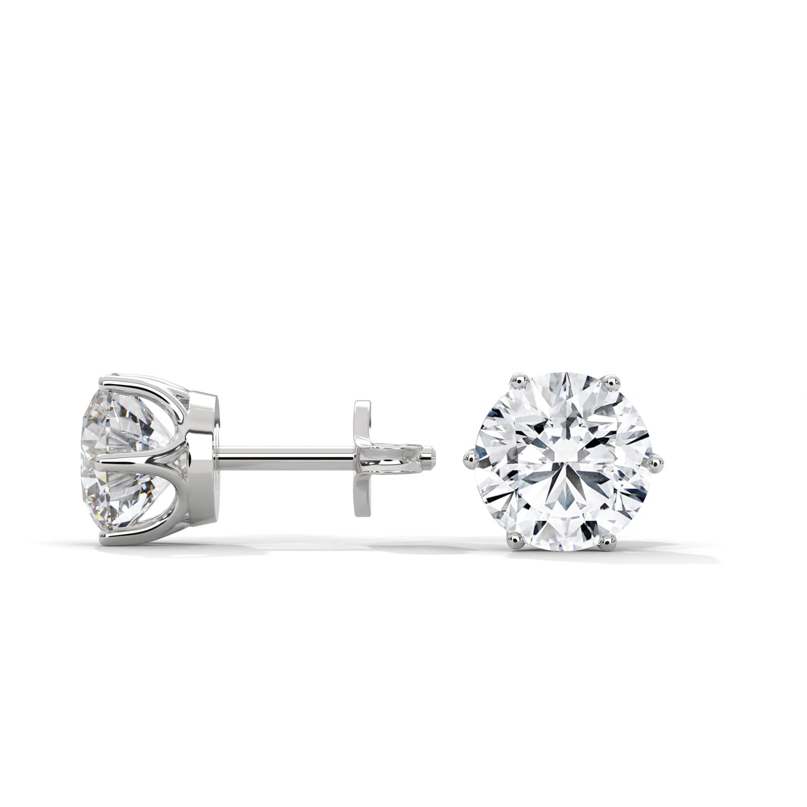 Elegant Diamond Earrings in Gold –