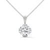 Lab grown CVD diamond platinum necklace set by Reeva Rare for weddings, anniversaries, and elegant gifting. Lab grown CVD diamond platinum necklace set by Reeva Rare for weddings, anniversaries, and elegant gifting.