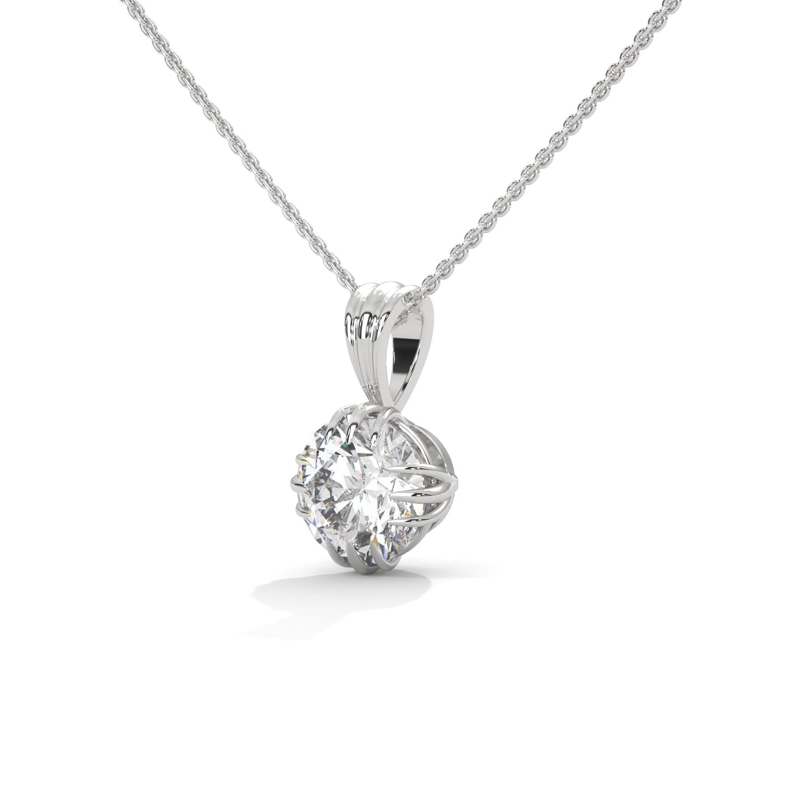 Engagement Natural Diamond Necklace Set |