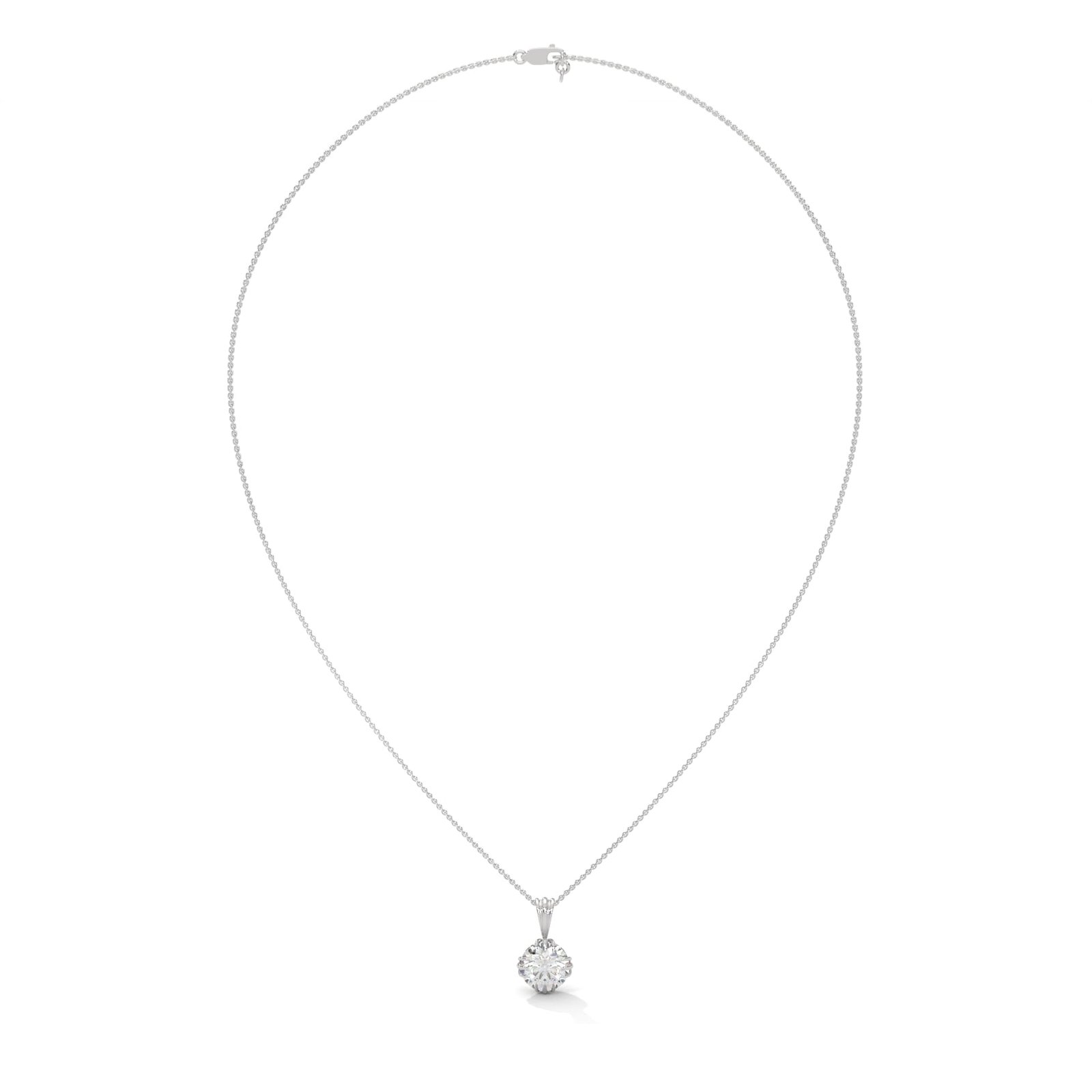 Natural Diamond Gold Necklace Set |