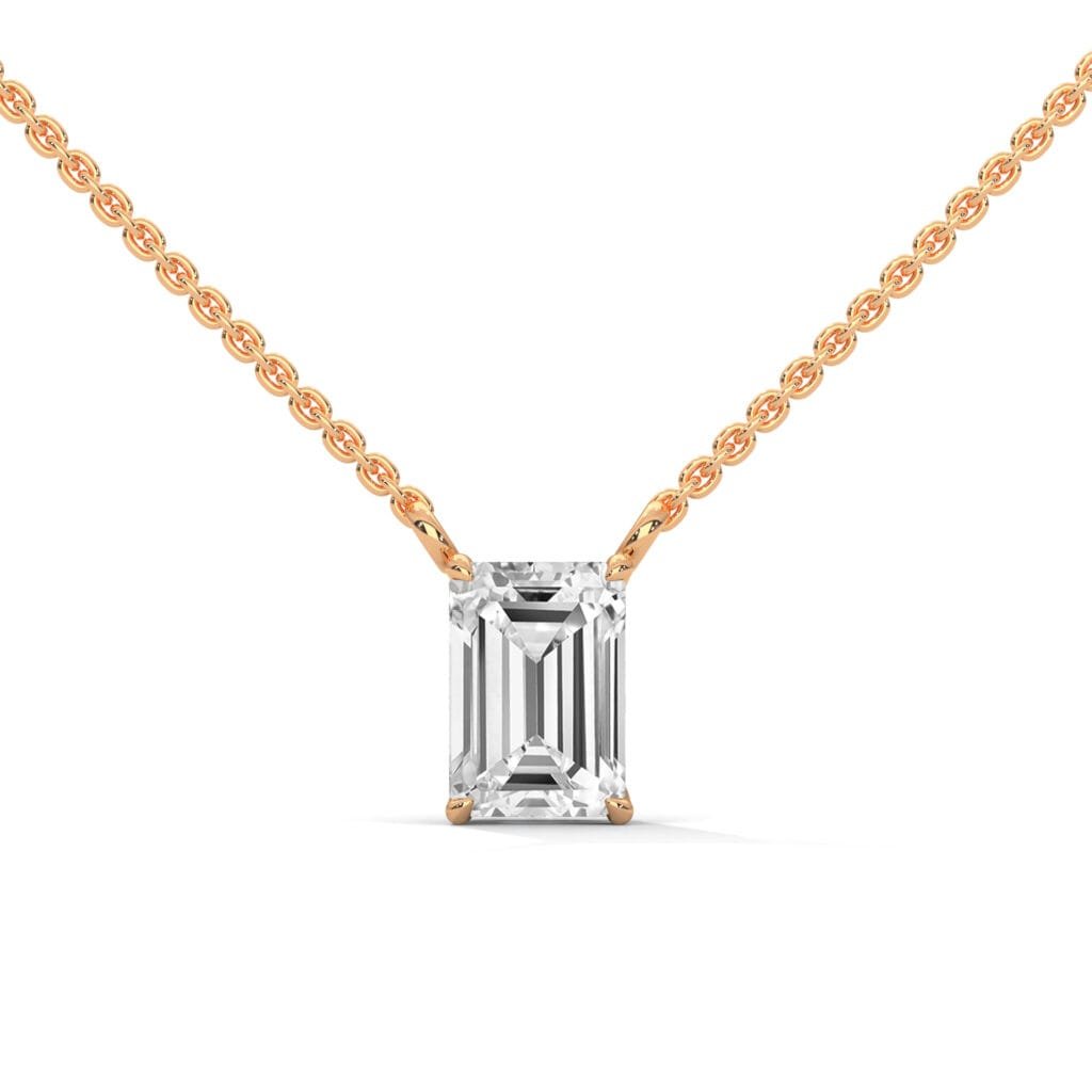 Lab Grown CVD Diamond Pendant Necklace chic luxury jewelry