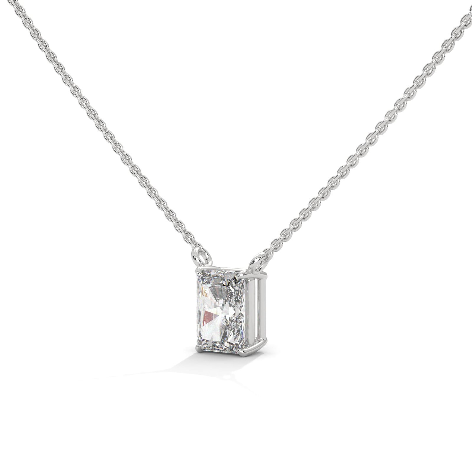 Reeva Rare daily wear lightweight lab grown diamond necklace set for modern women