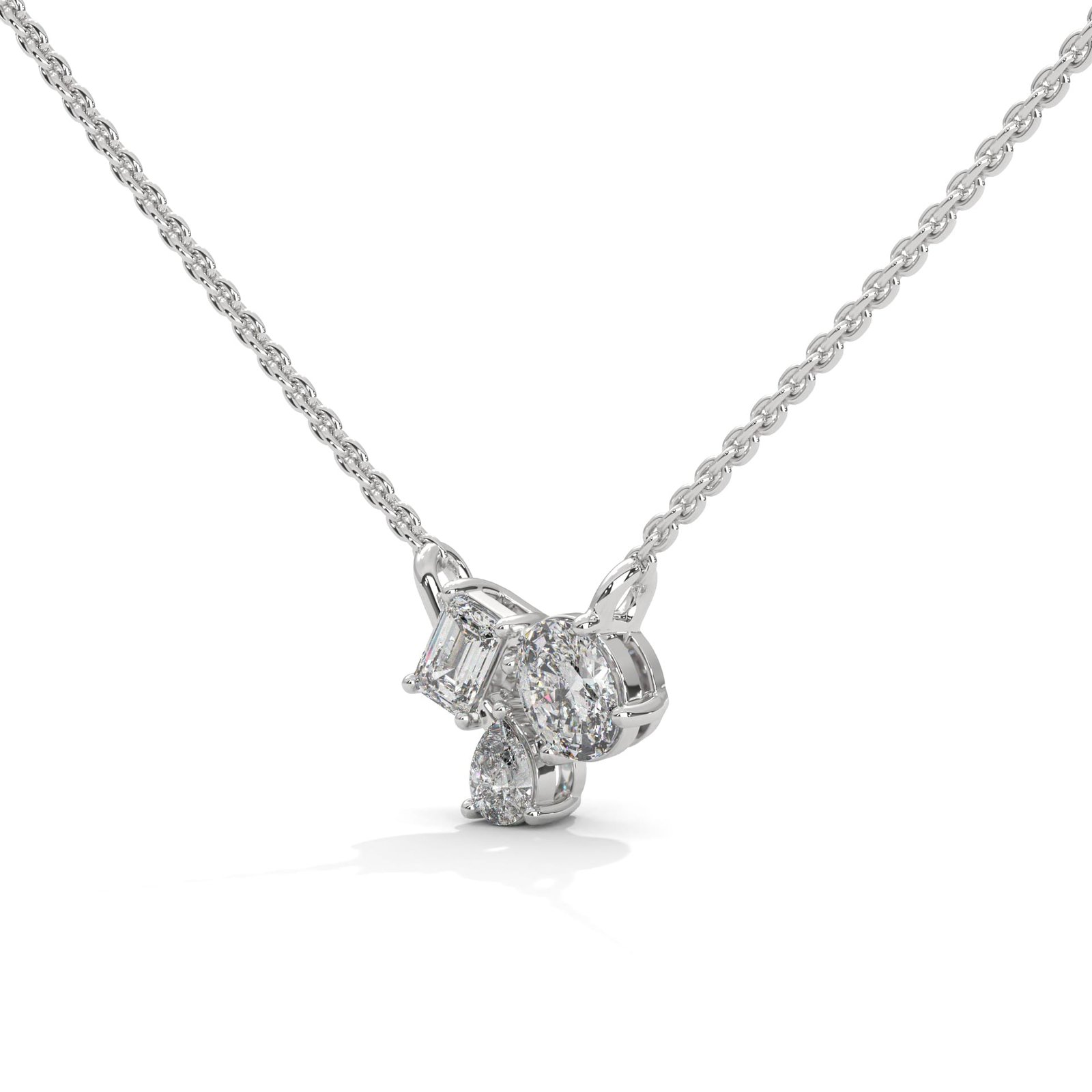 Gold Diamond Necklace Set | Jewelry