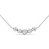 Rose Gold Diamond Necklace Set | Reeva Rare Online Store Rose gold lab grown CVD diamond necklace set by Reeva Rare for weddings, anniversaries, and elegant gifting.
