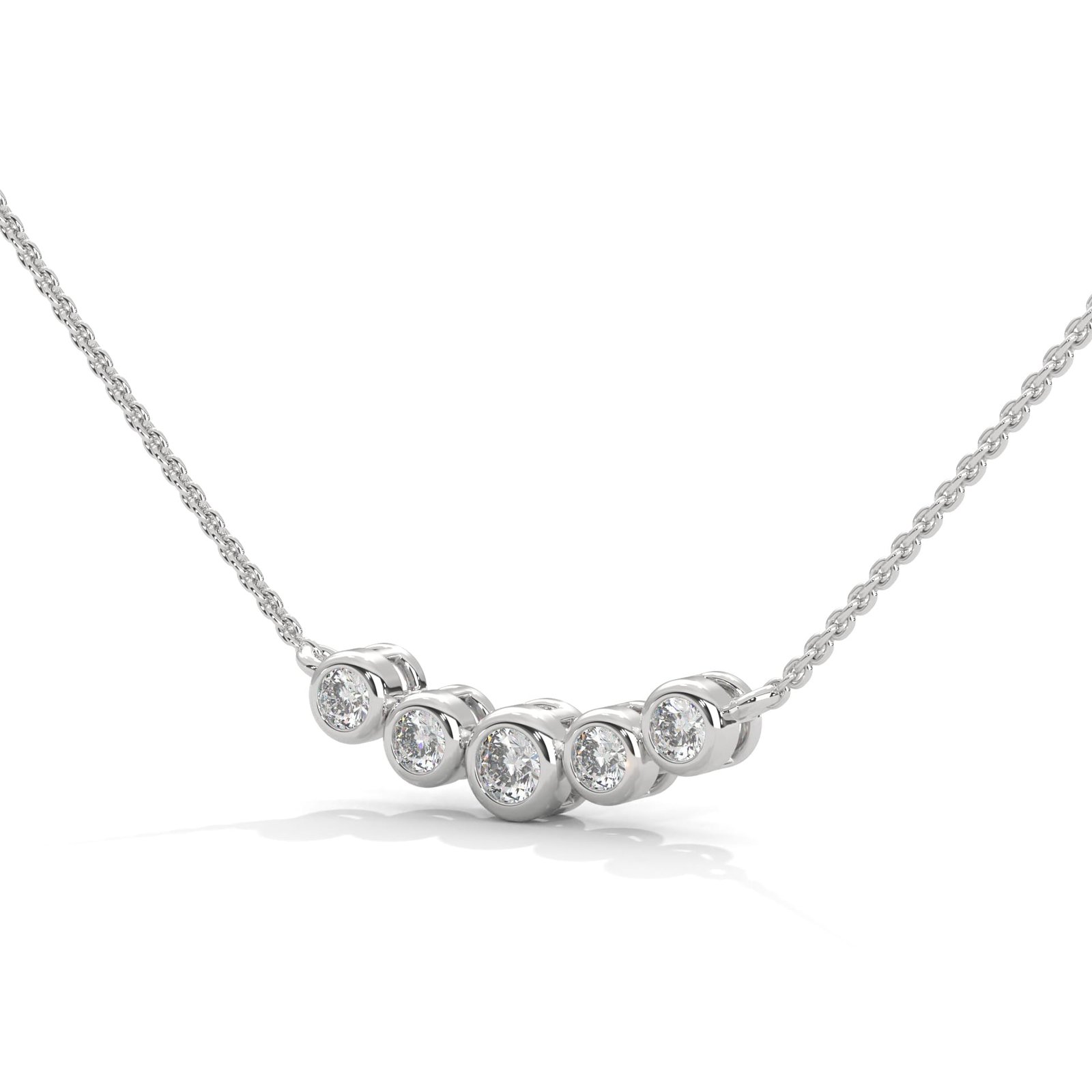 Make your moments shine brighter with this handcrafted lab grown diamond necklac