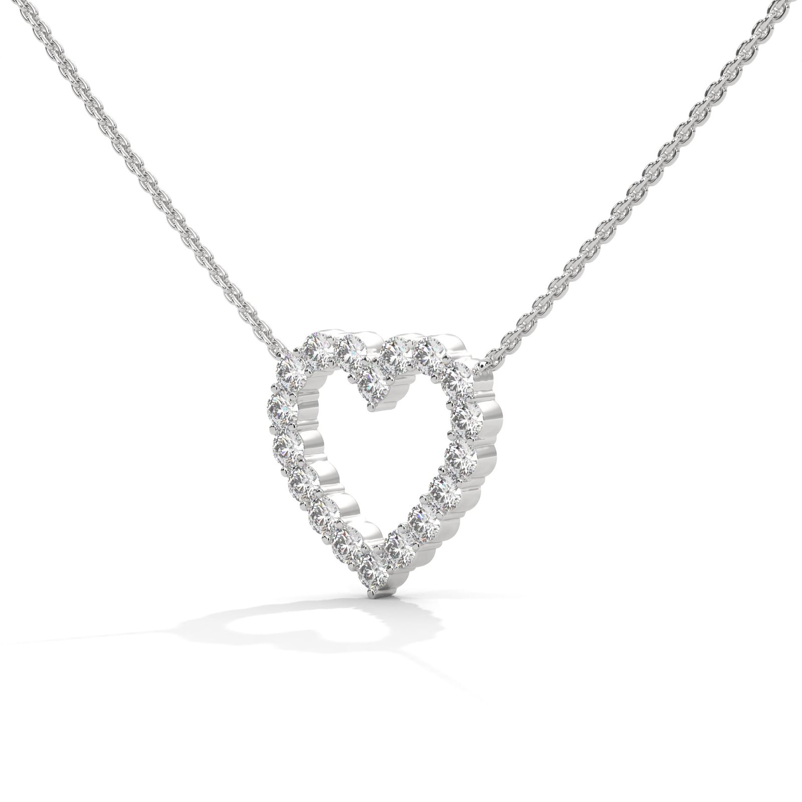 Reeva Rare lab grown diamond necklace set with matching earrings