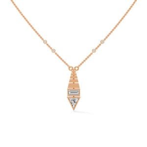 Lab Grown CVD Diamond Pendant Necklace high-end jewelry look