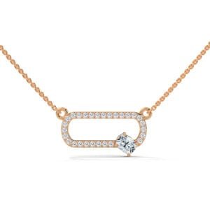 Lab Grown CVD Diamond Pendant Necklace elegant gold pendant