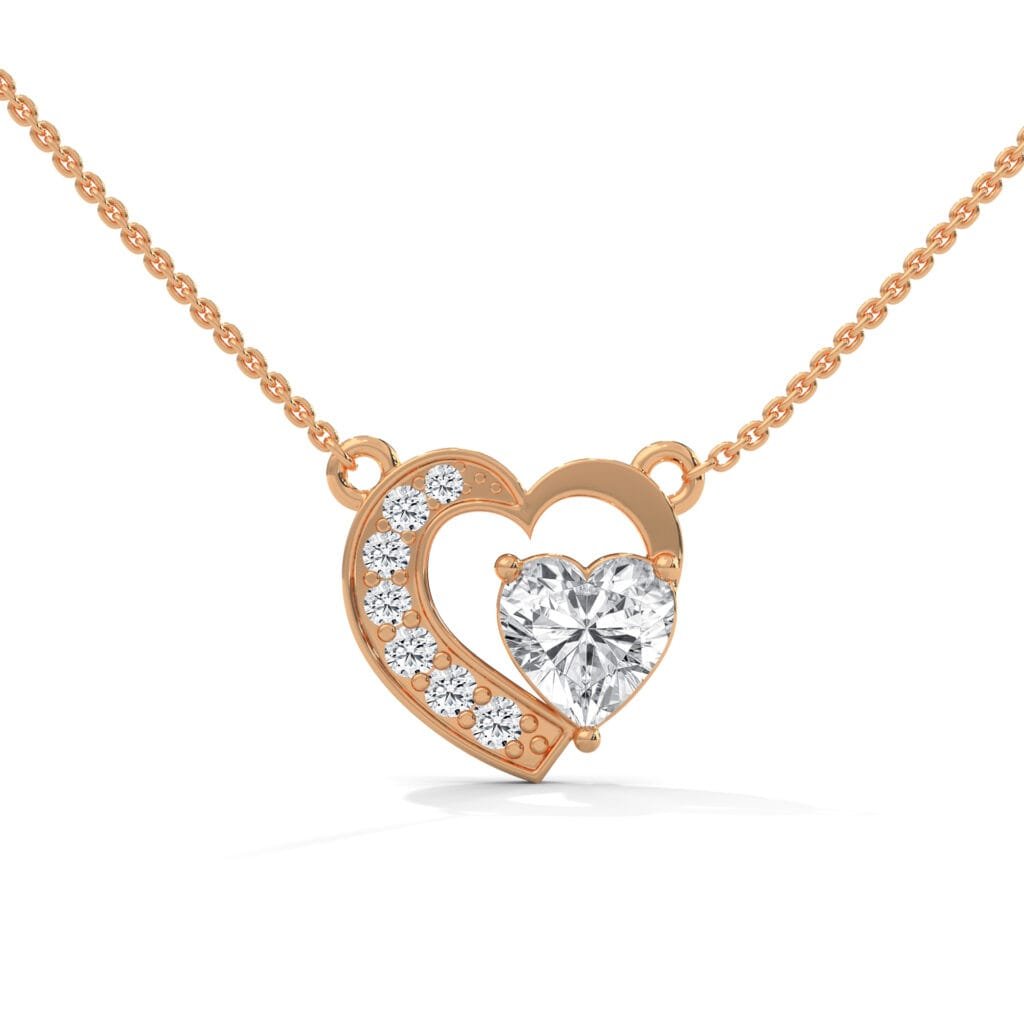 Lab Grown CVD Diamond Pendant Necklace minimal luxury style