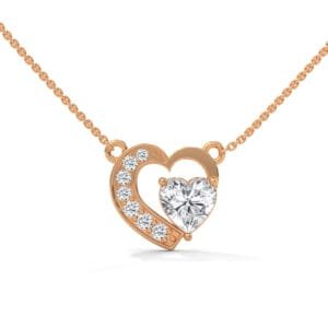 Lab Grown CVD Diamond Pendant Necklace minimal luxury style