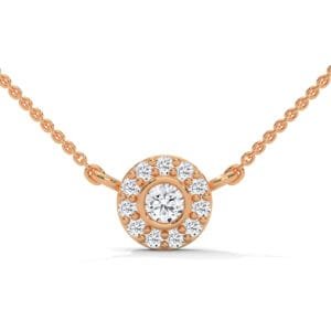 Lab Grown CVD Diamond Pendant Necklace modern engagement gift