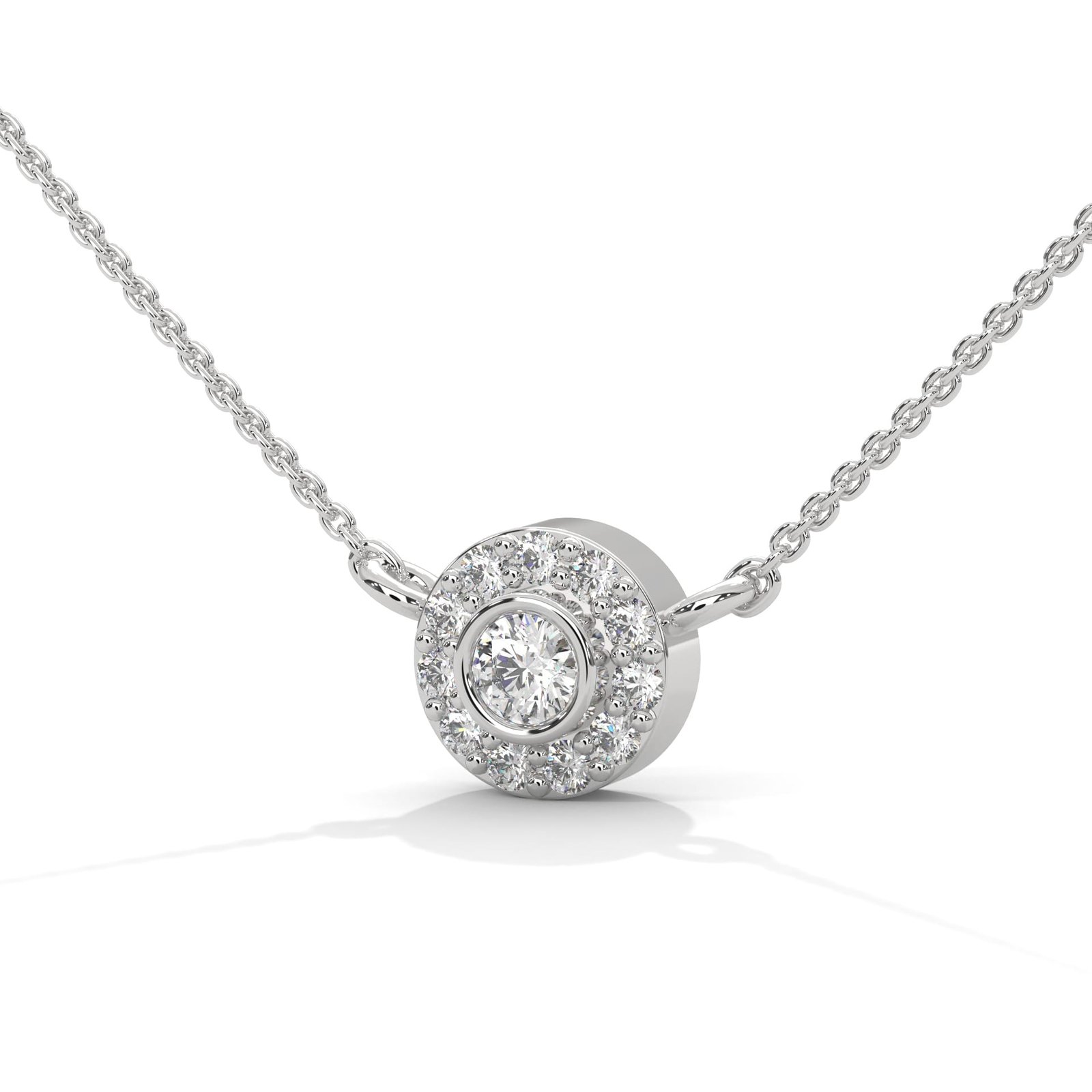 Reeva Rare diamond gold pendant necklace set designs with global free shipping