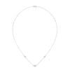 CVD diamond pendant necklace in gold