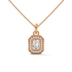 Lab Grown CVD Diamond Pendant Necklace statement pendant