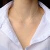 Timeless Diamond Gold Pendant Necklace Set – Reeva Rare Reeva Rare diamond gold pendant necklace set timeless gift idea for every occasion