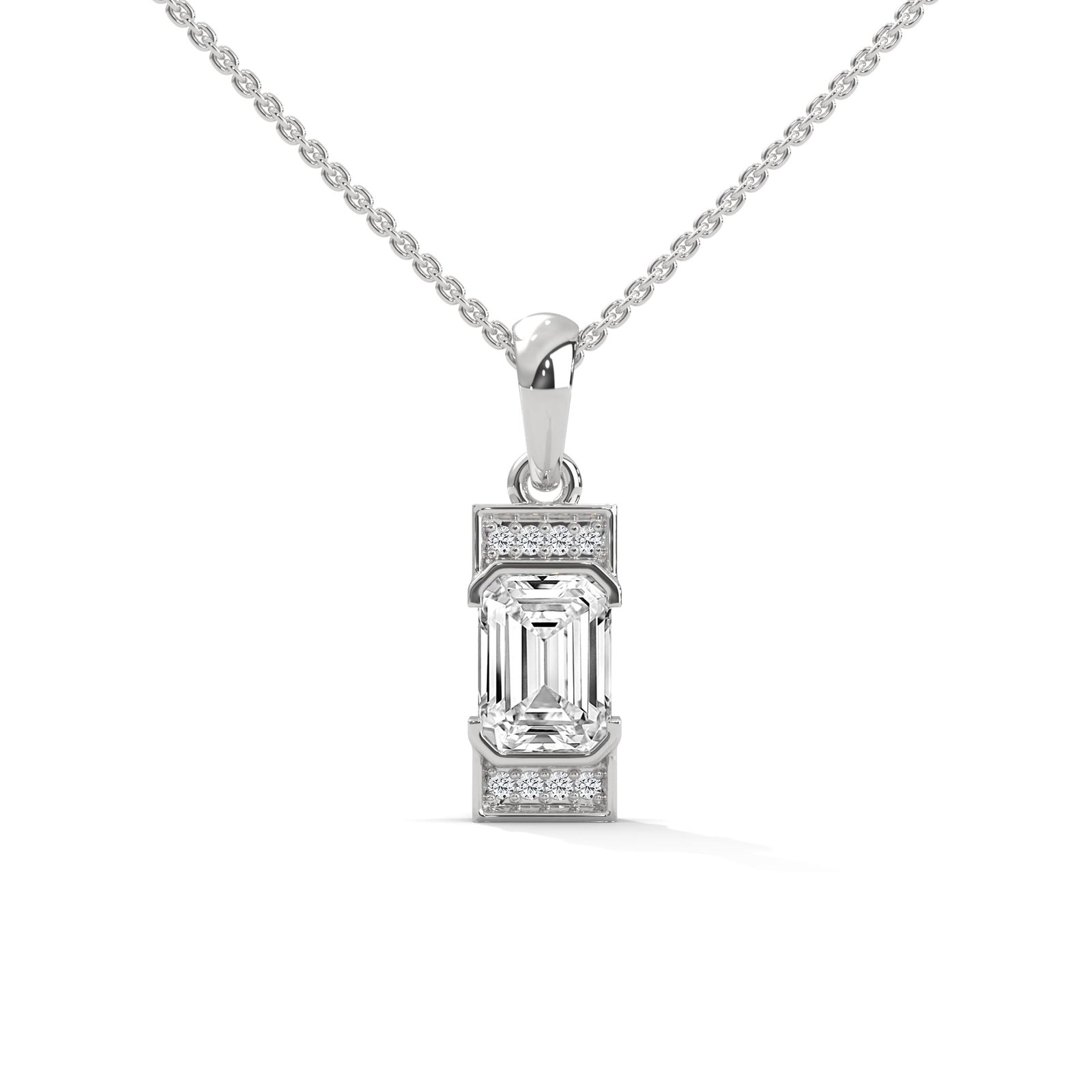 Reeva Rare diamond gold pendant necklace set handmade jewelry with timeless beauty