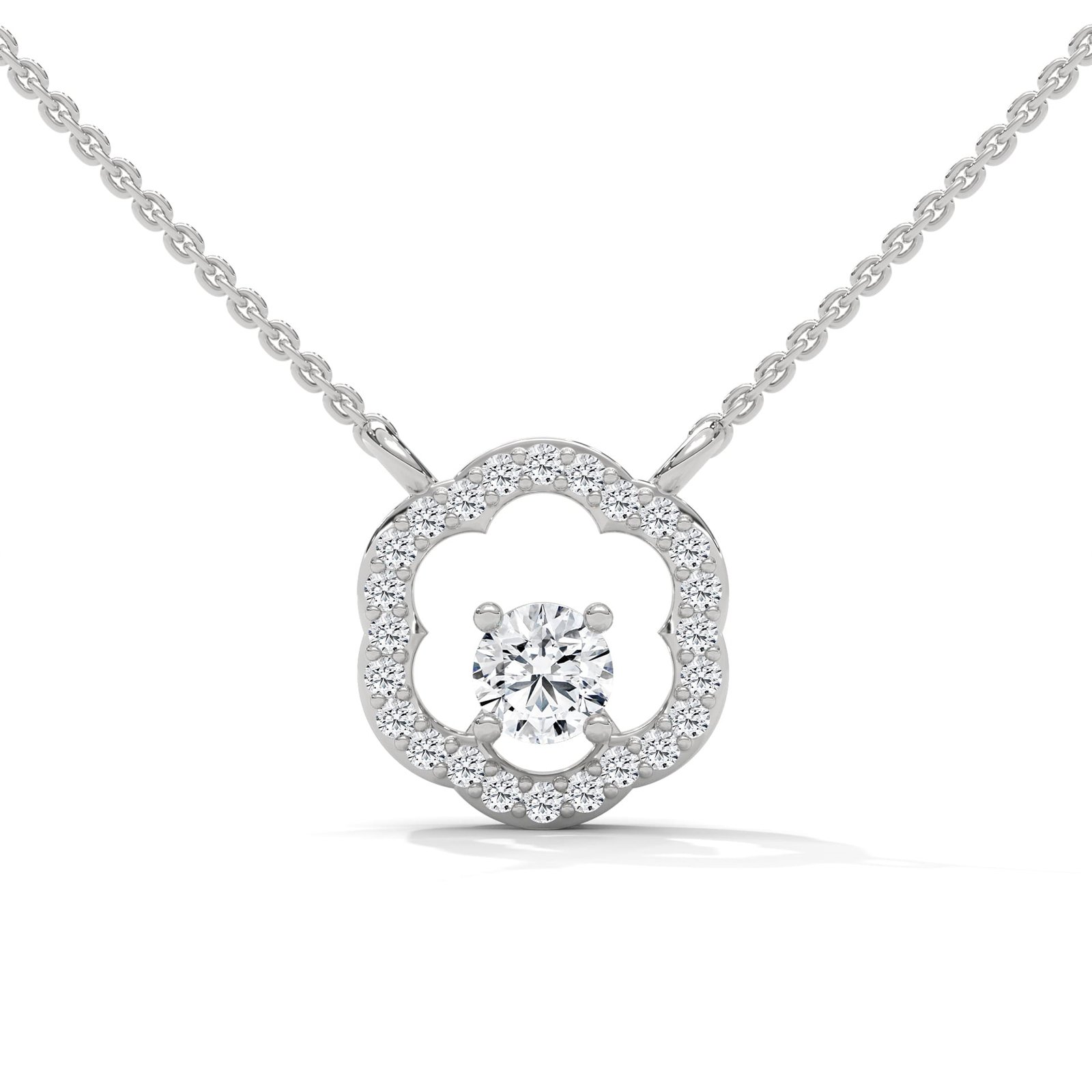 Reeva Rare diamond gold pendant necklace set luxury jewelry for classy women