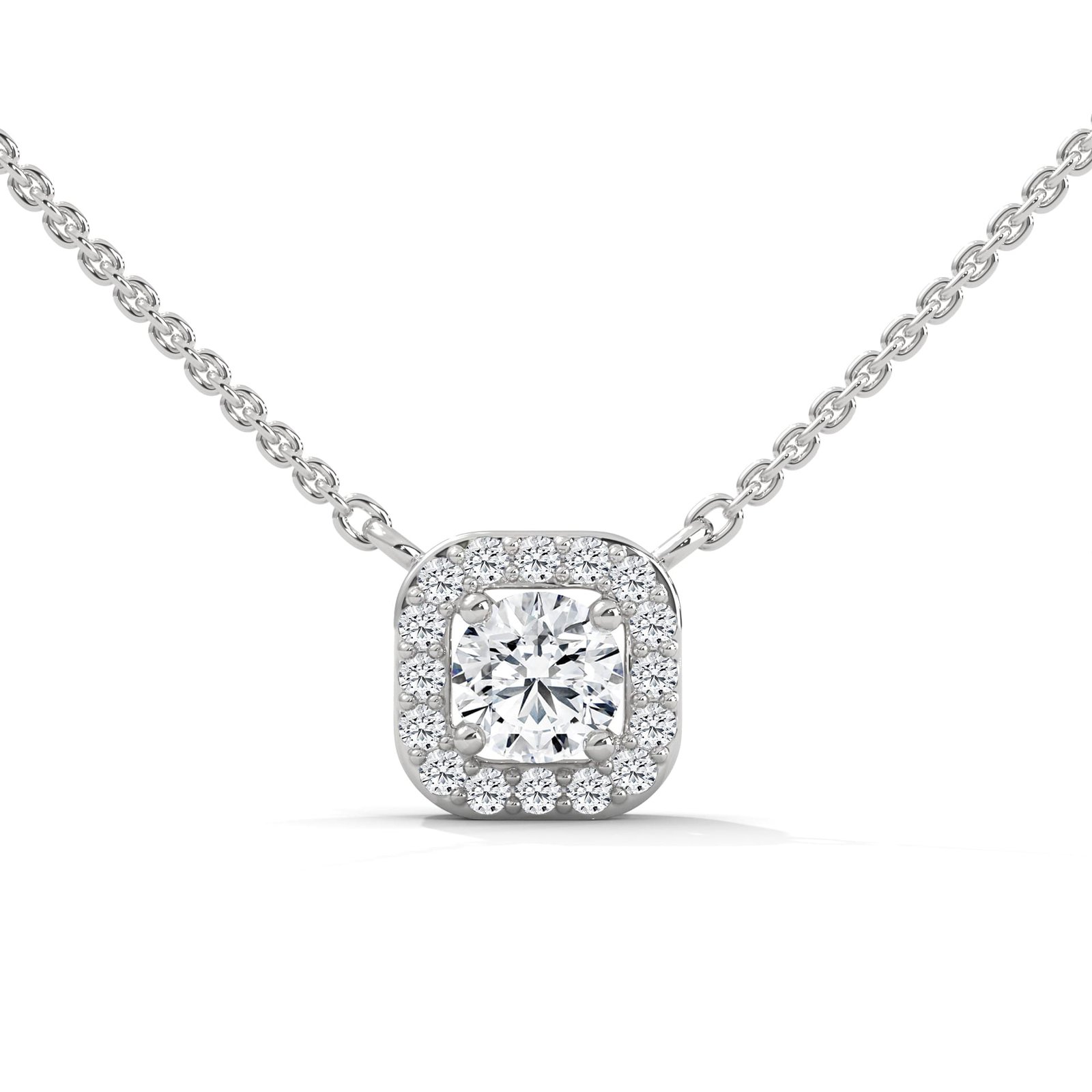Reeva Rare diamond gold pendant necklace set modern classic jewelry piece