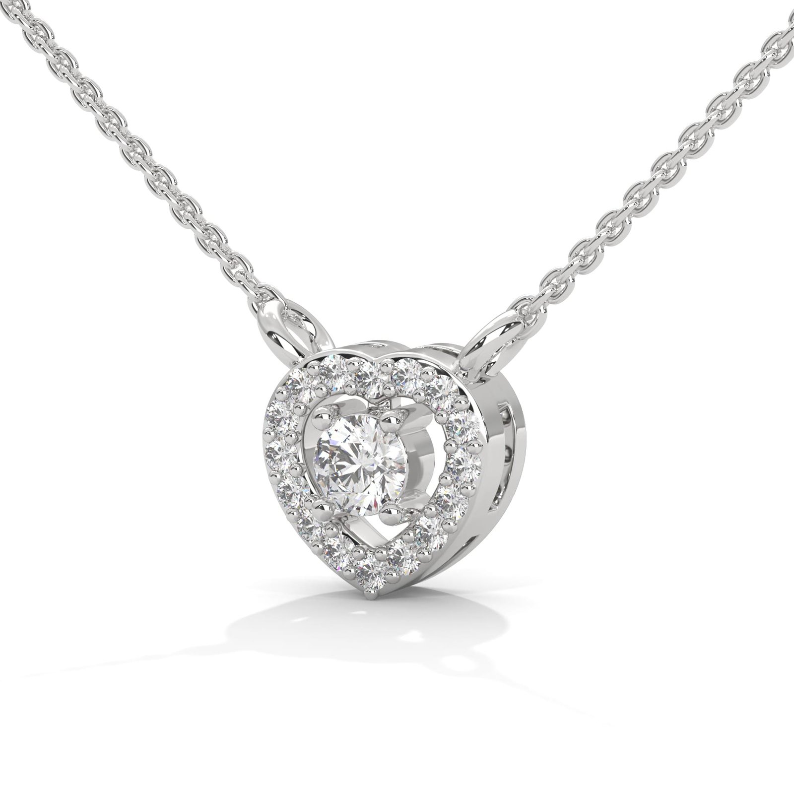 Reeva Rare diamond gold pendant necklace set timeless jewelry with pure brilliance