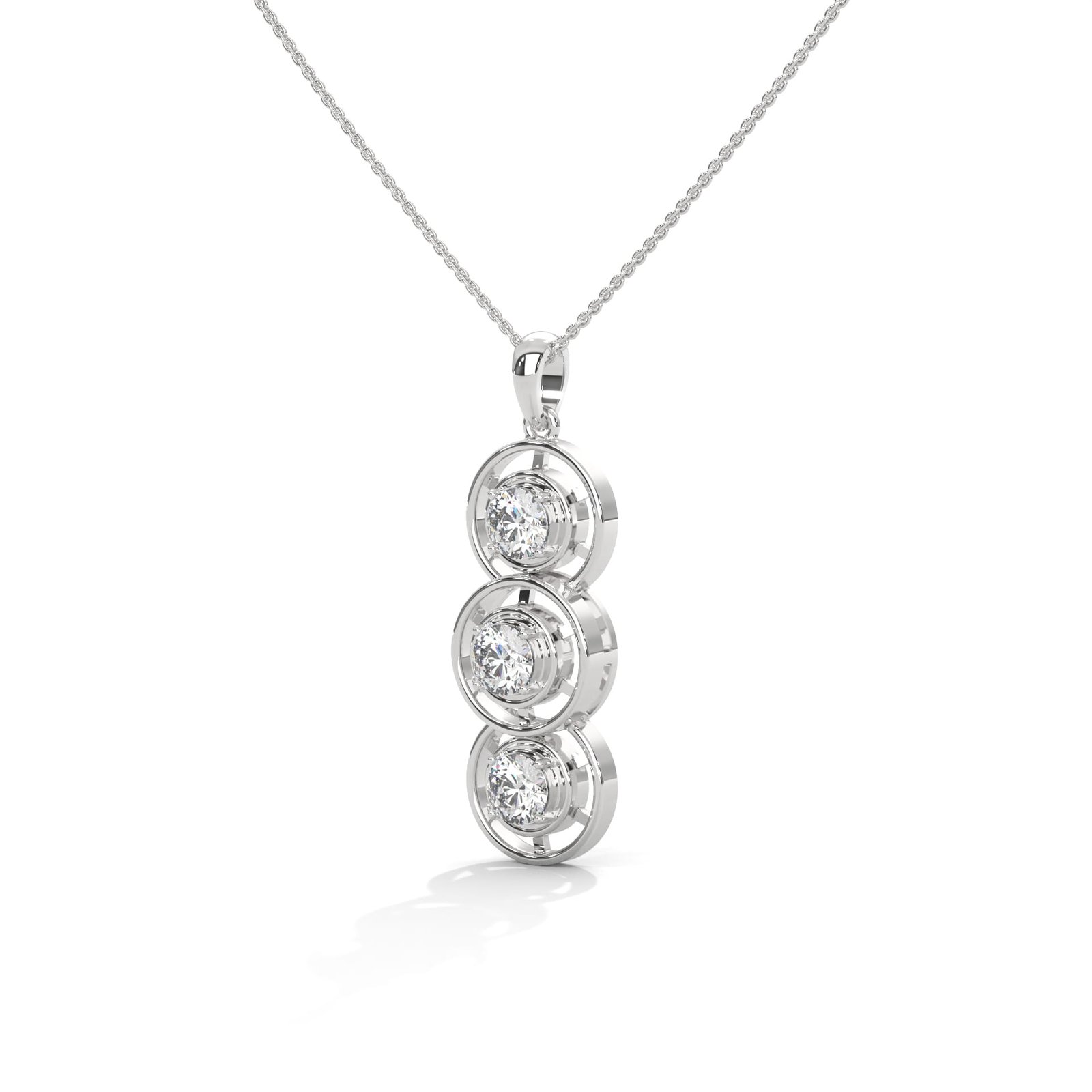 Reeva Rare lab grown diamond gold pendant necklaces sustainable fine jewelry collection