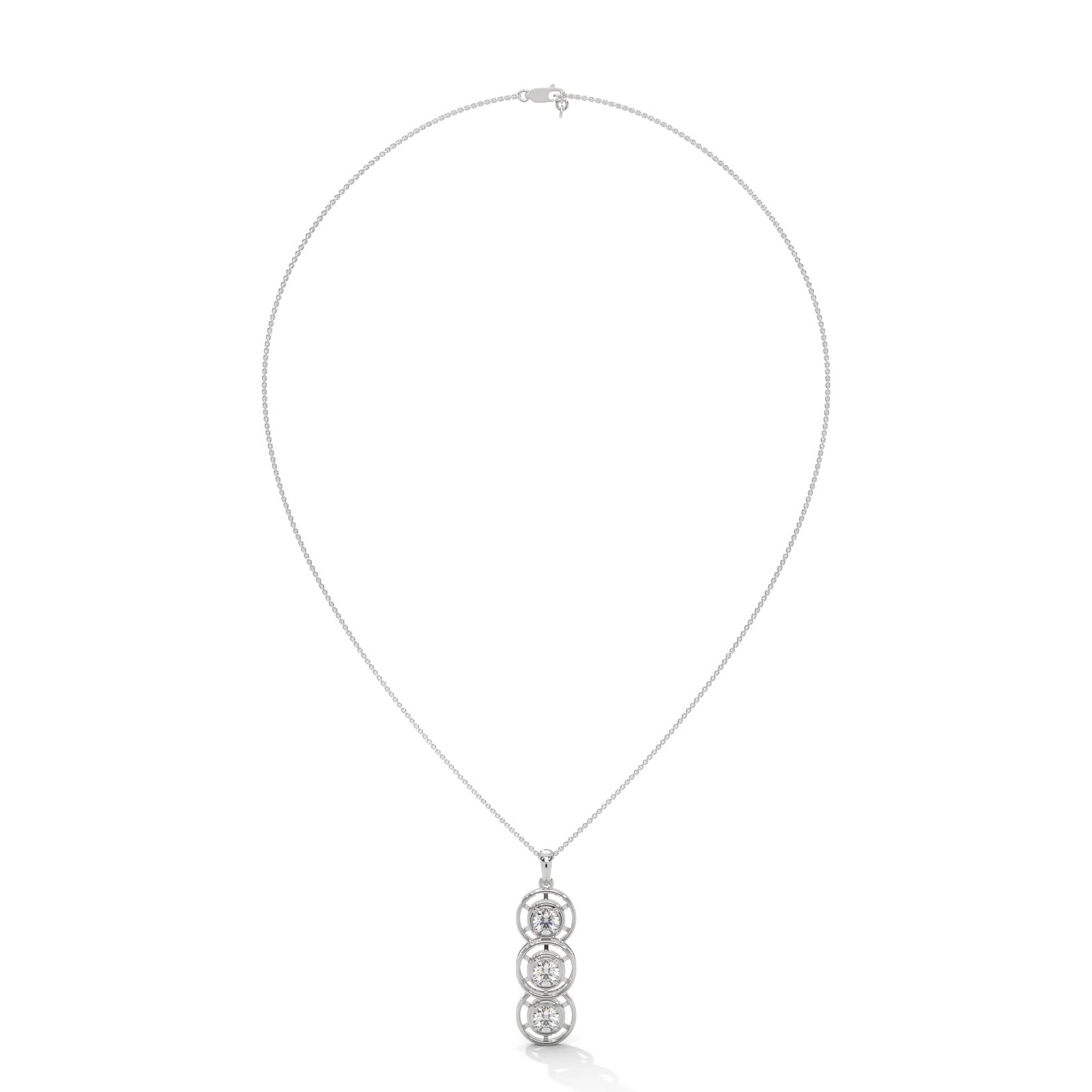 Elegant Lab Grown Diamond Gold Pendant Necklaces – Jewelry