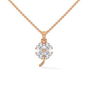 Lab Grown CVD Diamond Pendant Necklace gift for her