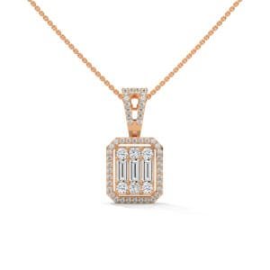 Lab Grown CVD Diamond Pendant Necklace anniversary gift