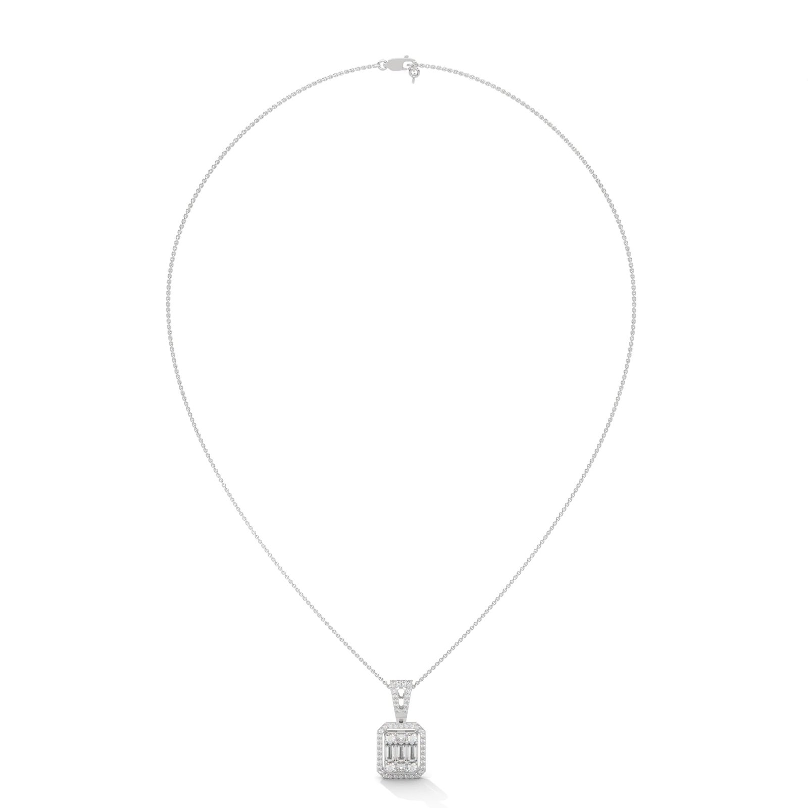 Reeva Rare CVD diamond pendant chain modern jewelry statement for women