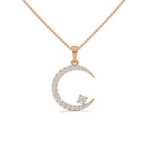 Lab Grown CVD Diamond Pendant Necklace gift for her