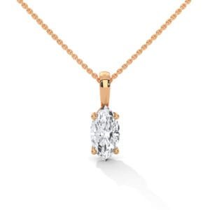 Lab Grown CVD Diamond Pendant Necklace refined elegance