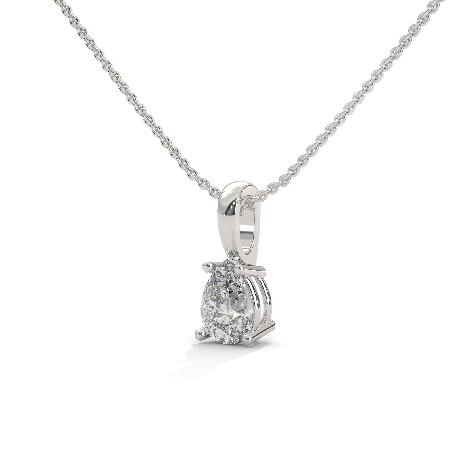 Lab Grown Diamond Gold Necklace Set | Jewelry
